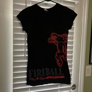 Vintage fireball t shirt small